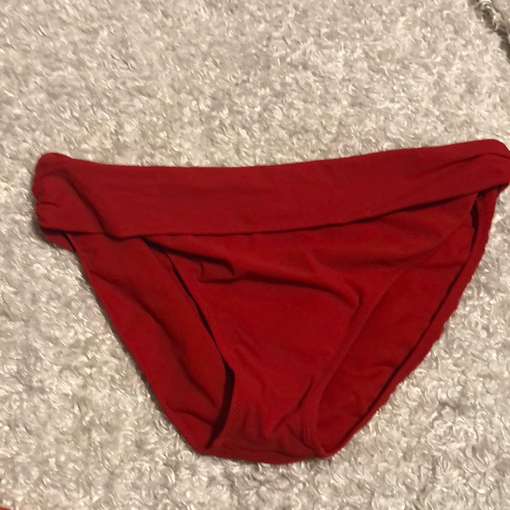 Profile Red Swimsuit Bottoms Size 14